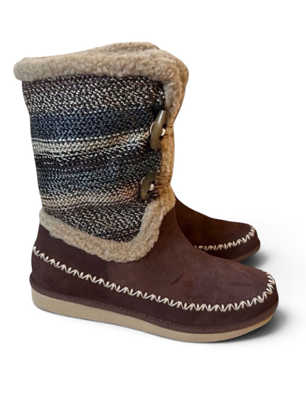 The Sak Sasha Earth Stripe Fleece Lined Boots